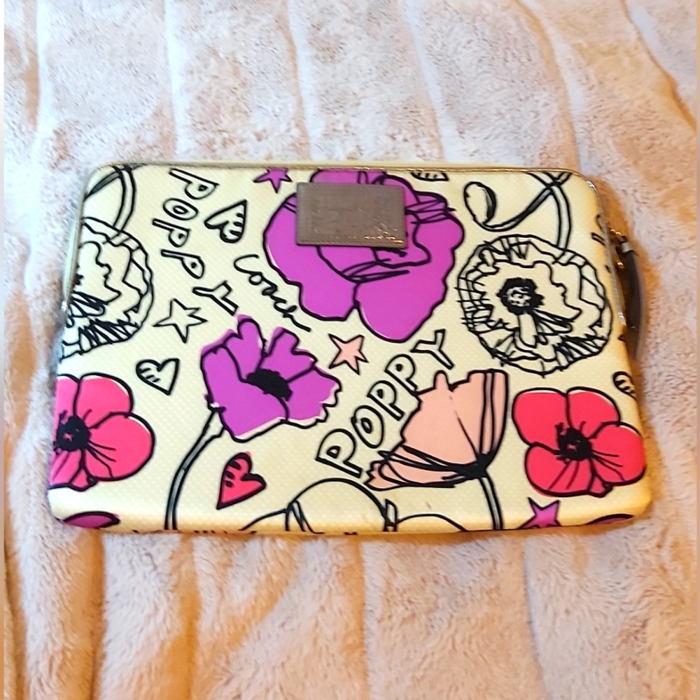 ❤Coach Kyra Poppy Laptop Sleeve (for 13 inch laptop)